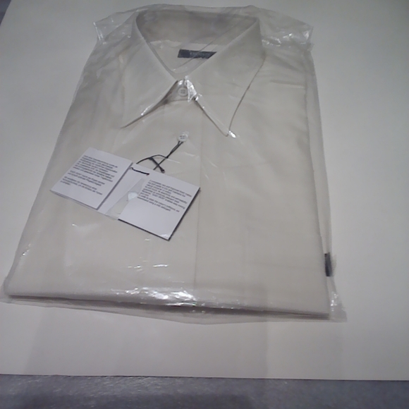 HUGO BOSS MENS LONG SLEEVES DRESS SHIRT BEIGE - Picture 7 of 9